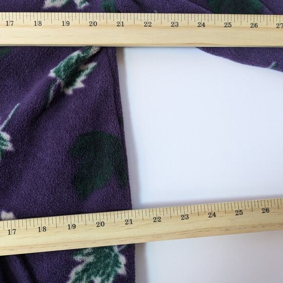 Vintage Purple and Green Fleece Jacket - Picture 5 of 5